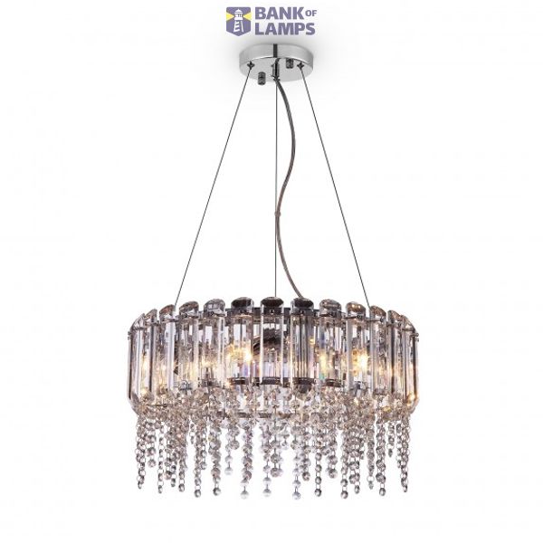 Neoclassic Hail Pendant Lamp Chrome image 1