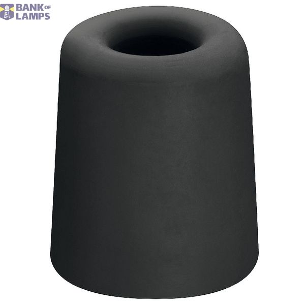 screwed doorstop small black height 30mm (5pcs) image 1