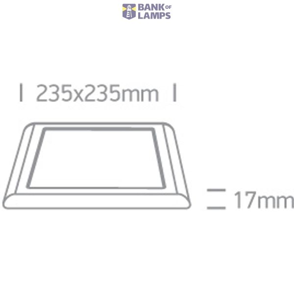 16W WW IP20 100-240V SURFACE/RECESSED image 2