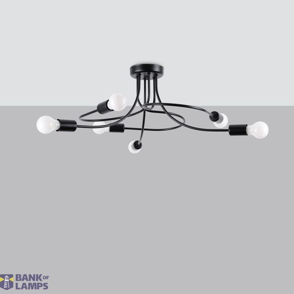 Chandelier LEVAR 6 black image 7