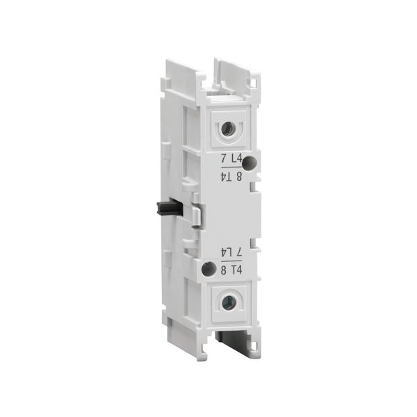 Fourth pole add-on, simultaneous closing operation as switch poles. For GA...C version, 100A image 1