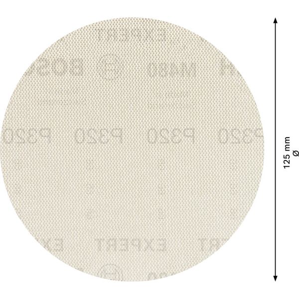 EXPERT M480 Sanding Net for Random Orbital Sanders 125 mm, G 320 50-pc image 1