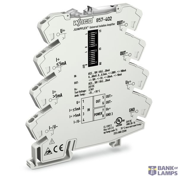 Isolation amplifier Current and voltage input signal Bipolar current a image 1