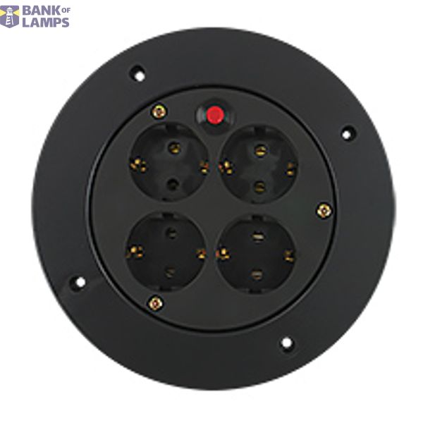 KGSN   Flange with socket 4x230 + thermal switch SCHUCO image 1