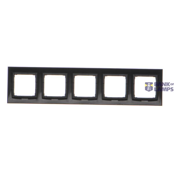 Single computer socket RJ45 category 6 with anti-dust cover, (module), anthracite, metalic image 1