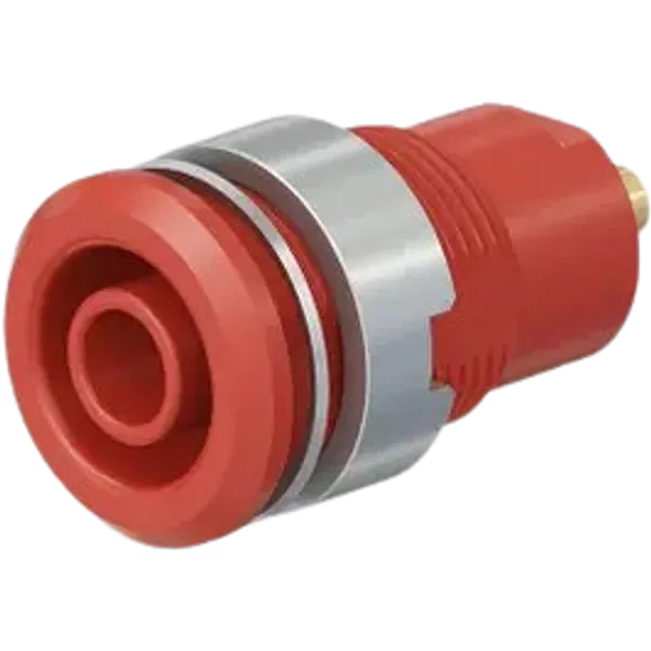 4 mm panel socket, solder connection, mounting Ø 12.1 mm, CAT III, CAT IV, blue, 66.7050-23 image 1