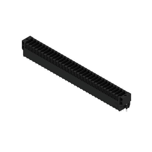 PCB plug-in connector, male header, Solder flange, THT/THR solder connection, 3.50 mm, Number of poles: 32, 180°, Solder pin length (l): 3.5 mm, tinned, black, Box image 2