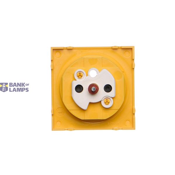 Double IP44 ITC socket cover for Keystone with descriptive field, (module), Gold matt, metalic image 1