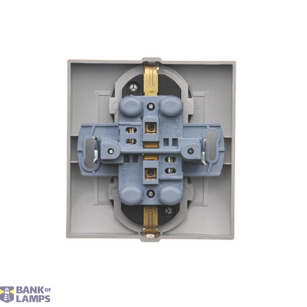 Single contact push button without pictogram, (module), 10AX, quick connection, Bronze matt, metalic image 1