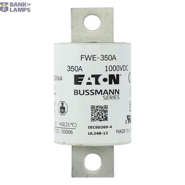 FWE-250A 1000Vdc IEC/UL 250A aR 40mm Round fuse image 1