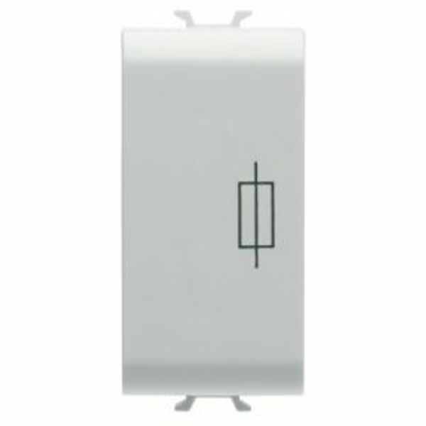 FUSE HOLDER - 250V ac 16A - 1 MODULE - SATIN WHITE - CHORUSMART image 1