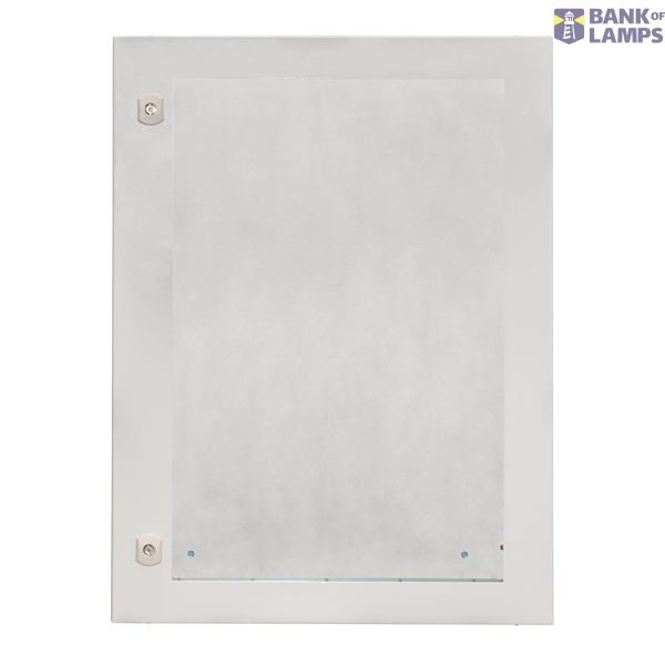 Wall-mounted encl. 1 glazed door IP65, H=600 W=500 D=300 mm image 2