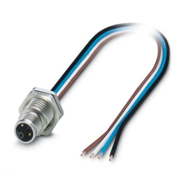 SACC-DSI-M12MSL-4CON-M16XL/1,5 - Device connector rear mounting image 1
