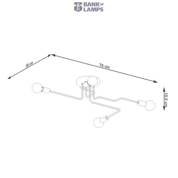 Chandelier VECTOR 4 white image 7
