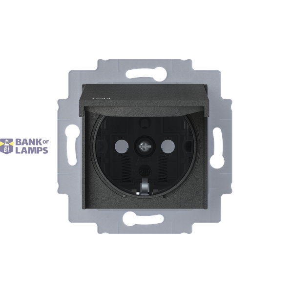 Socket with earthing contacts IP44 image 1