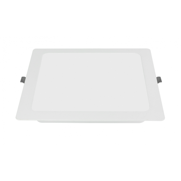 G-TECH LED luminaire FABRO, 18 W, 1800 lm, 4000K, AC220-240V, IP40, recessed, square, white image 2