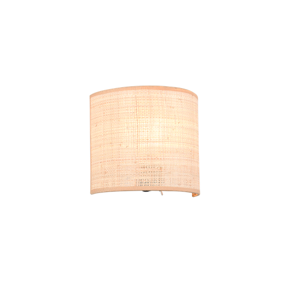 Aimee wall lamp E27 natural color/bast image 1