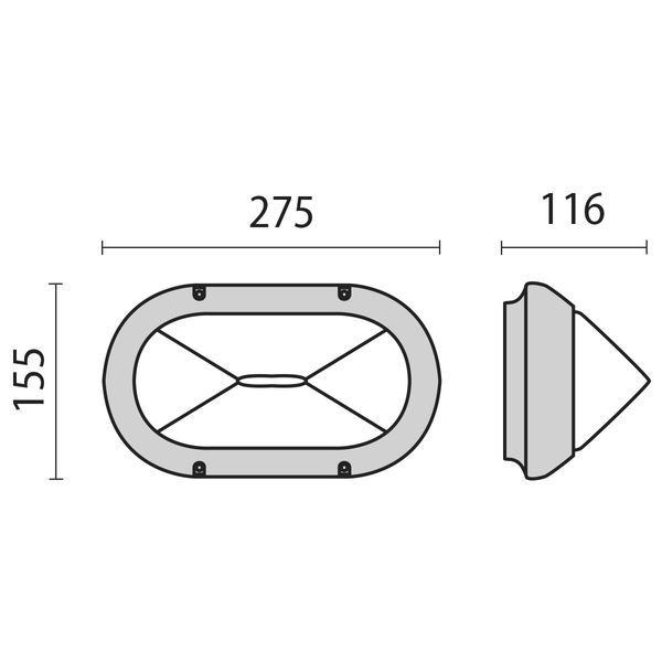 SUPERDELTA OVAL BLACK E27 image 4