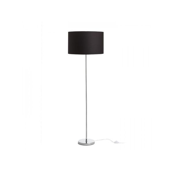 NYC/RON 40/25 floor Polycotton black/chrome 230V LED E27 15W image 1