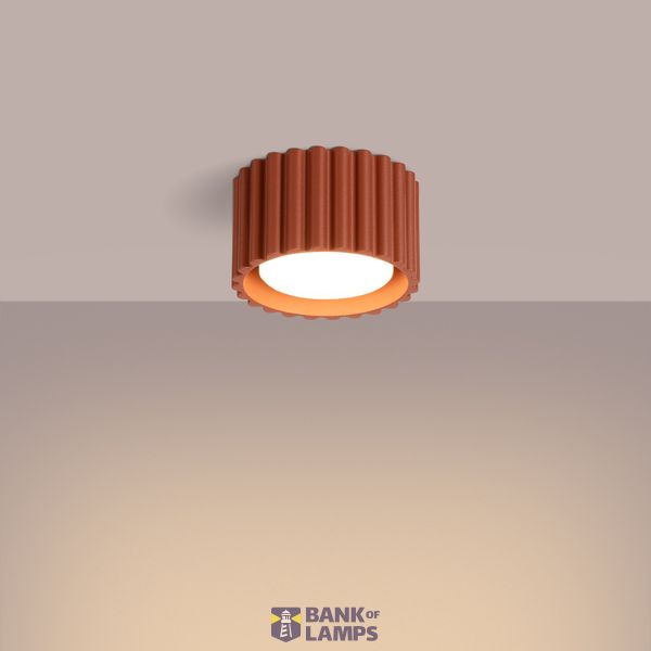 Ceiling lamp AURA 1 red ochra Gx53 image 8