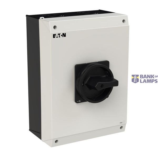 P3 Main switch, 80 A,Surface mounting, 4 pole, Form I5/SVB, Black, Doo image 6