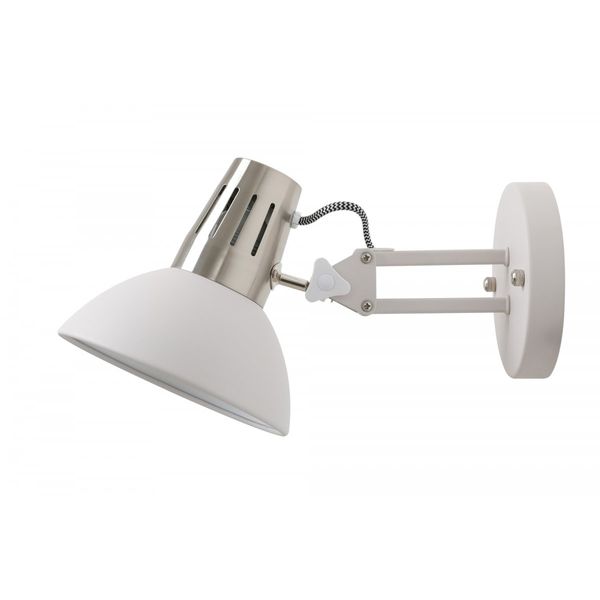 Wall fixture ARTEMIA,2218,AC220-240V,50/60Hz,1*E27, max.40W, IP20,  Diameter16,3cm, single, white image 1