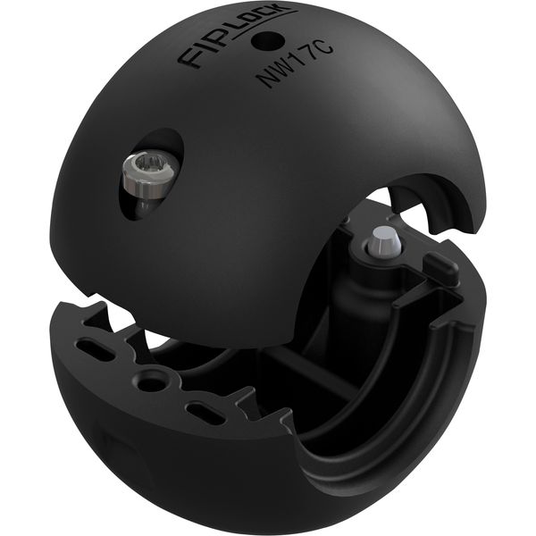 PAPA-29FB zwart  Kunstst. bescherm- verbindingsmof 2delig image 1