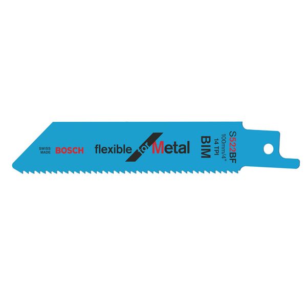 Reciprocating saw blade S 522 BF Flexible for Metal 5 pcs. image 1