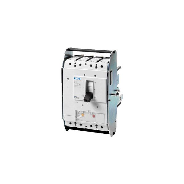 Circuit-breaker, 4p, 400A, 250A in 4th pole, withdrawable unit image 3