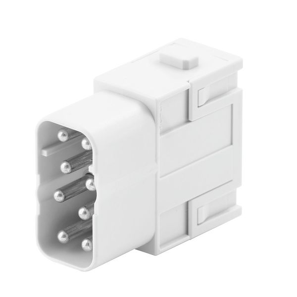 Signal module, 400 V, 16 A, Number of poles: 8, PUSH IN with actuator, Male, Required plug-in slots: 1 image 1