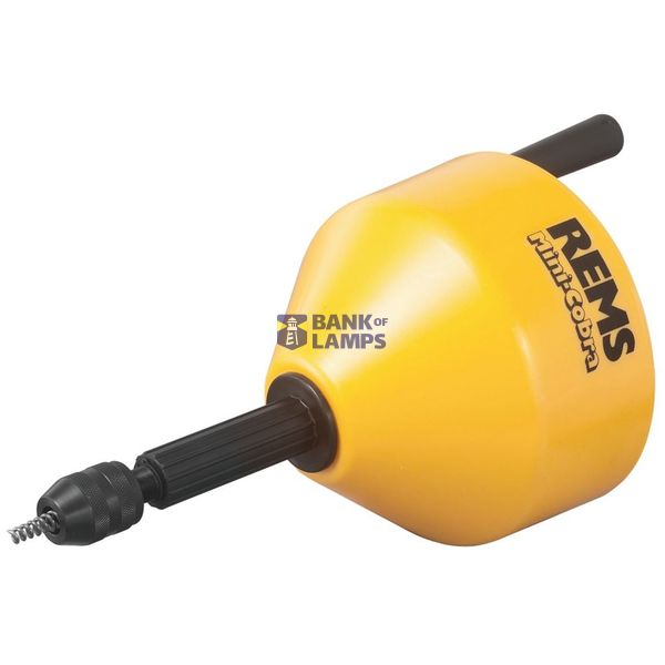 REMS Mini-Cobra pipe cleaning device with manual and electric drive image 1