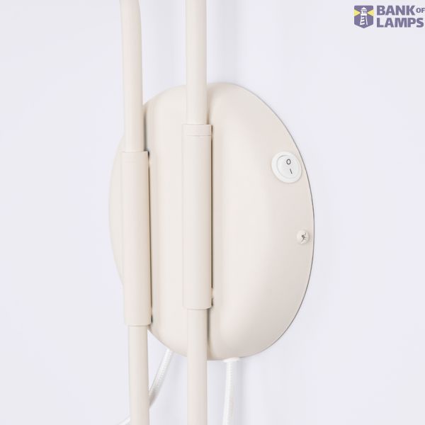 Wall lamp NOX 2 beige with a switch image 9