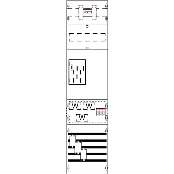 WF17KB12 7RE 1FB Complete panel according to FNN In 63 A with BKE-I image 1
