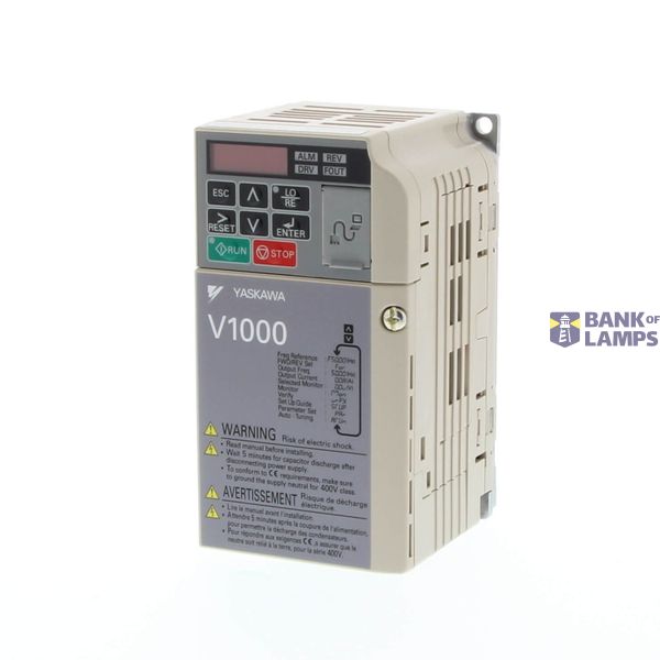V1000 inverter, 1~ 200 VAC, 0.55 kW, 3.0 A, sensorless vector, max. ou 3G3Z1366R image 2