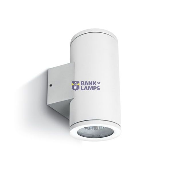 WHITE WALL GU10 2x10W IP54 image 1