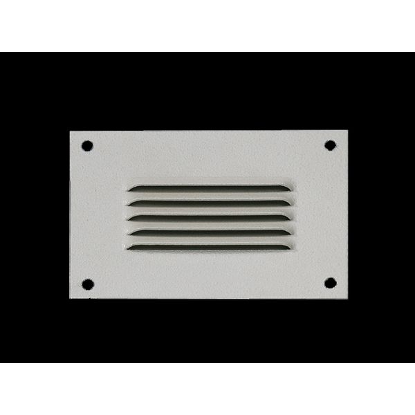 SK Integrated louvres, WHD: 160x110x8 mm, Sheet steel, RAL 7035 image 2