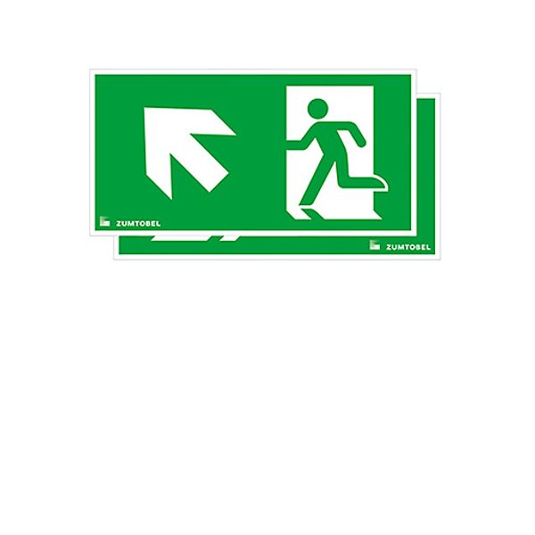 CROSSIGN 110 SP2-E002-UPLR - Escape sign image 1