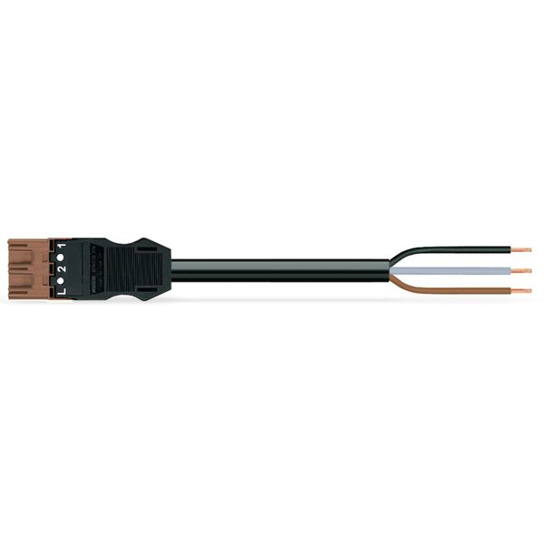 pre-assembled connecting cable Eca Socket/open-ended red image 2
