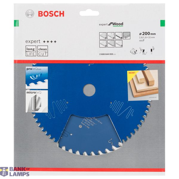 Circular saw blade Expert for Wood 200 x 32 x 2,8 mm, 48 image 2