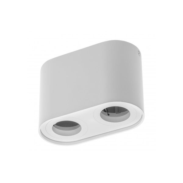 Ceiling luminaire SENSO DUO, GU10, 83x165x110 mm, IP20, max. 50 W, white image 1