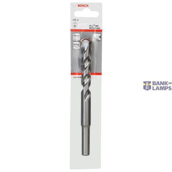 Concrete drill bit CYL-3 14 x 90 x 150 mm, d 10 mm image 2