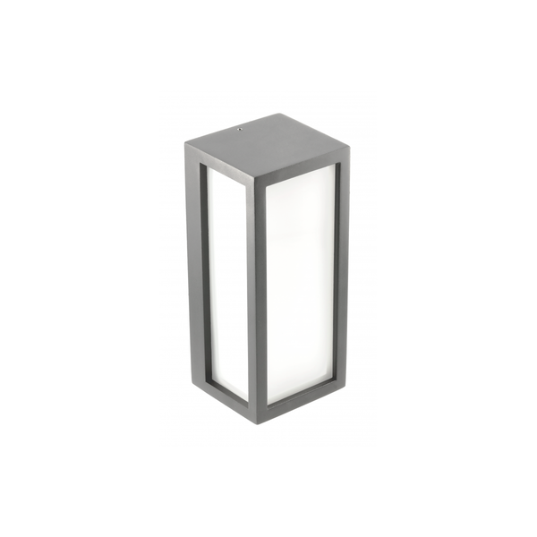 Facade luminaire VASTI, E27, max. 12 W, IP54, graphite image 1