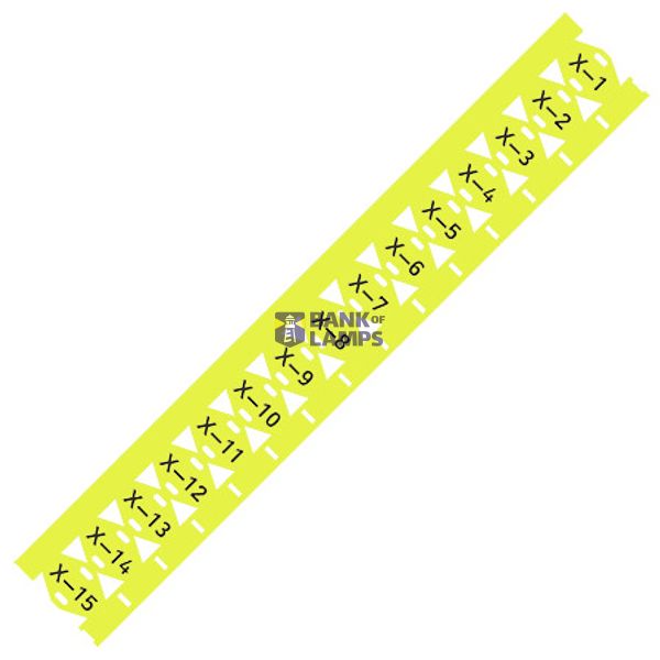 Cable tie marker for Smart Printer for use with cable ties yellow image 1