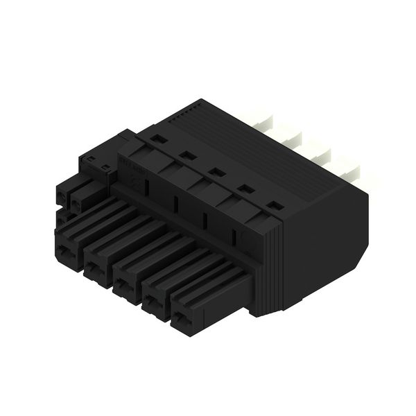 PCB plug-in connector, female plug, 7.62 mm, Number of poles: 5, 180°, PUSH IN with actuator, Clamping range, max. : 6 mm², Box image 4