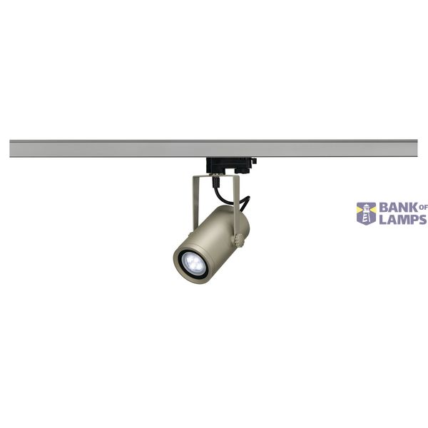 EURO SPOT INTEGRATED LED, silver-grey, 13W, 4000K, 24°, incl. 3-circuit adapter image 1