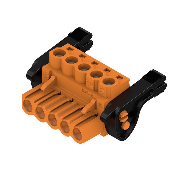 PCB plug-in connector, female plug, 5.08 mm, Number of poles: 5, 180°, Clamping yoke connection, Clamping range, max. : 4 mm², Box image 4
