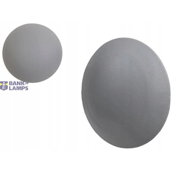 self-adhesive doorstop small grey Ø40mm (10pcs) image 1
