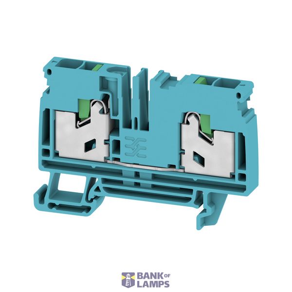 Feed-through terminal block, SNAP IN, blue, 6 mm², 41 A, 1000 V, Numbe image 1