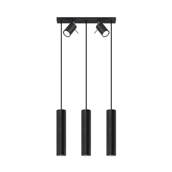 HANGING LAMP RING 3 BLACK GU10 IP20 image 1