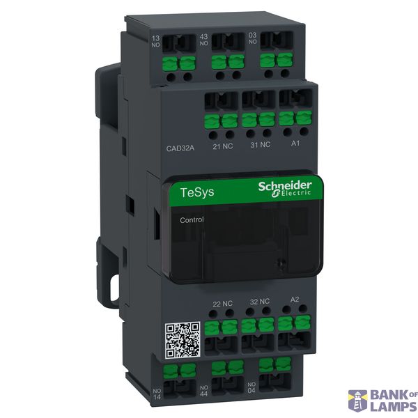 Relay Deca 3NO 2NC 3P 110V AC Snap-in image 1